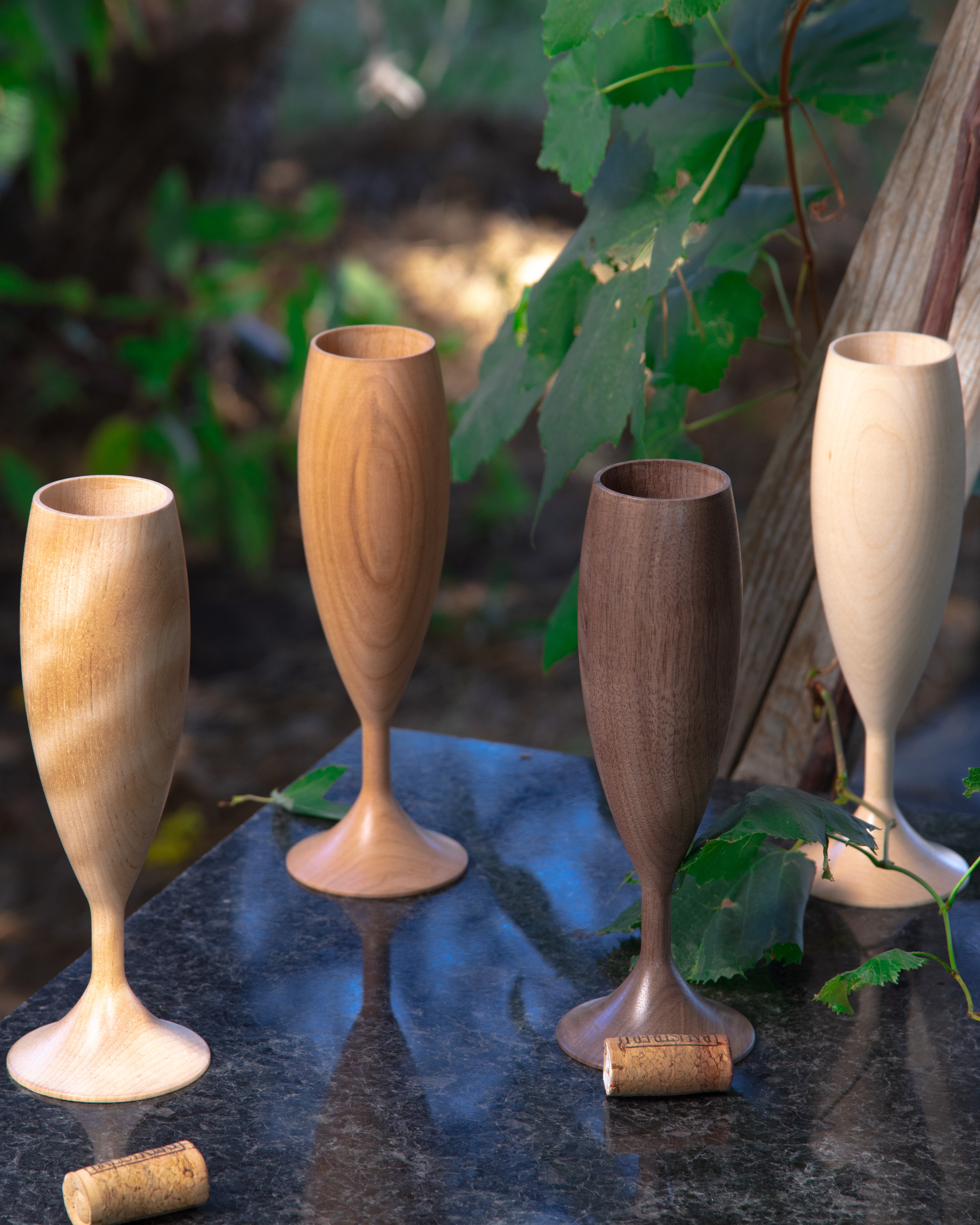 Classic-wood-wine-cups-short