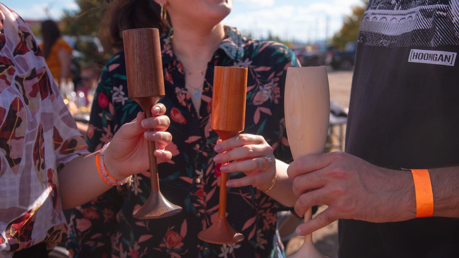 Copilot Knows Wood Wine Cups